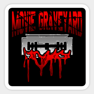 The Movie Graveyard Barbwire Sticker